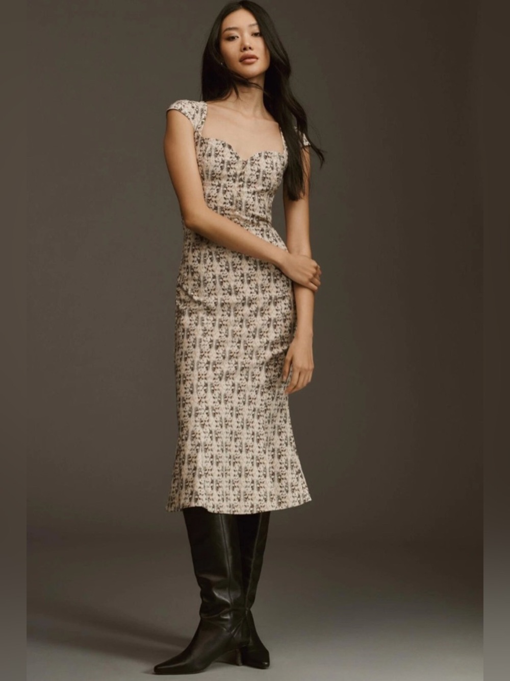 Anthropologie Cecily Fit and Flare dress size M NWT